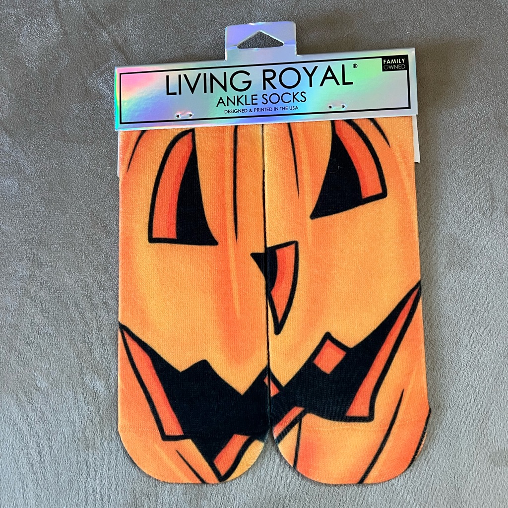 Brand New Living Royal Halloween Pumpkin Socks